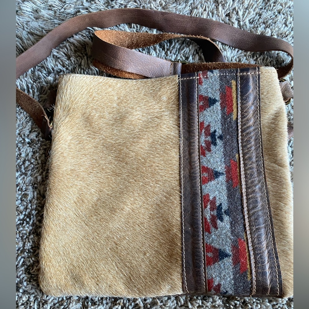 Beautiful cowhide crossbody